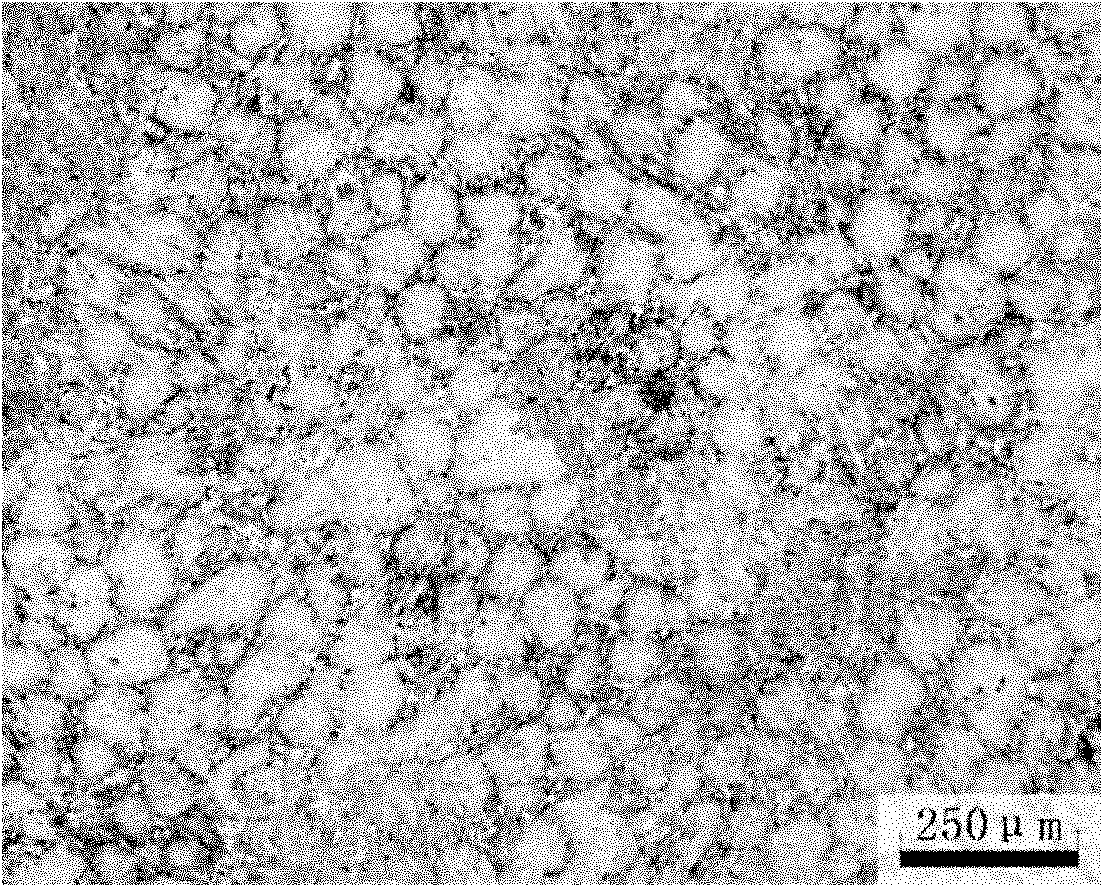 Method for controlling structure refinement of cast TiAl-based alloy and form of boride