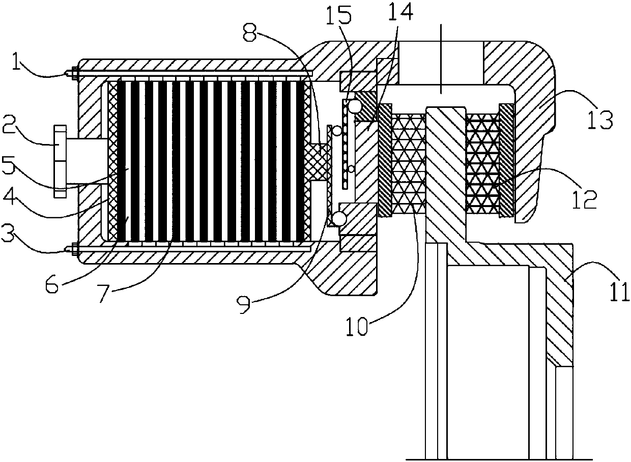 Piezoelectric driving brake