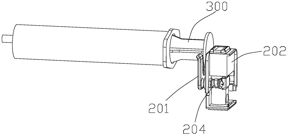 Injector clamping device