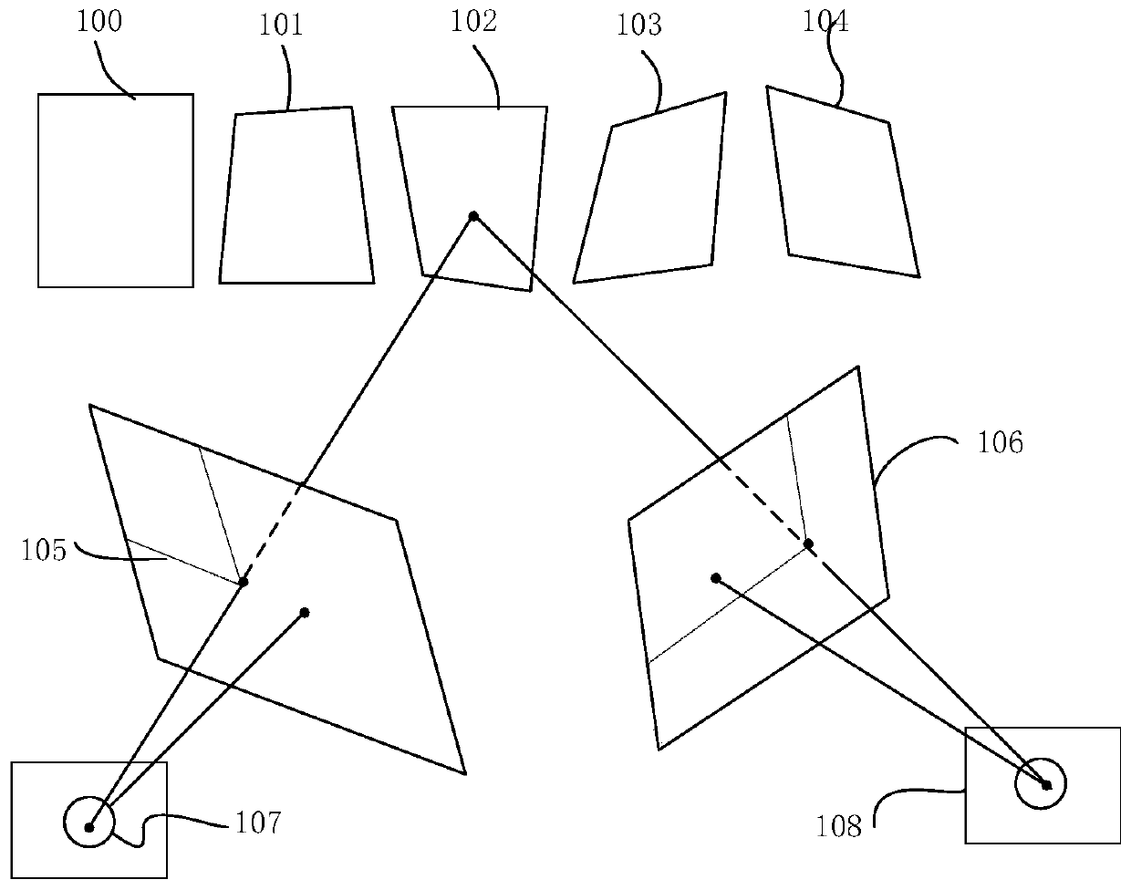 Laser-based amphibious three-dimensional visual detection device and detection method