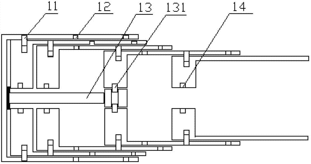 Control method for pulling arm bushing out of crane single cylinder bolt system