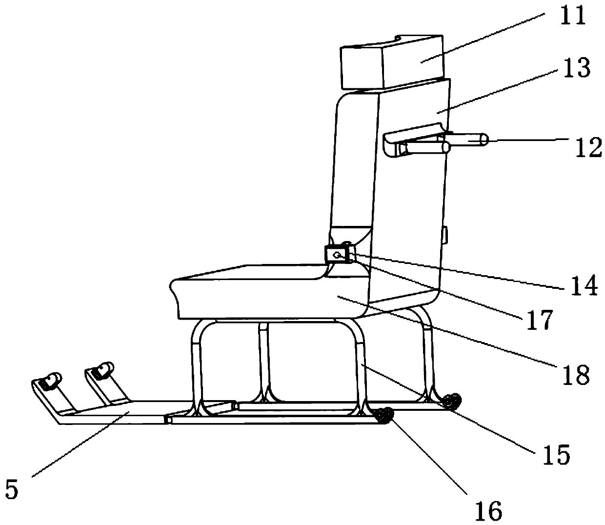 Multi-joint rehabilitation training instrument