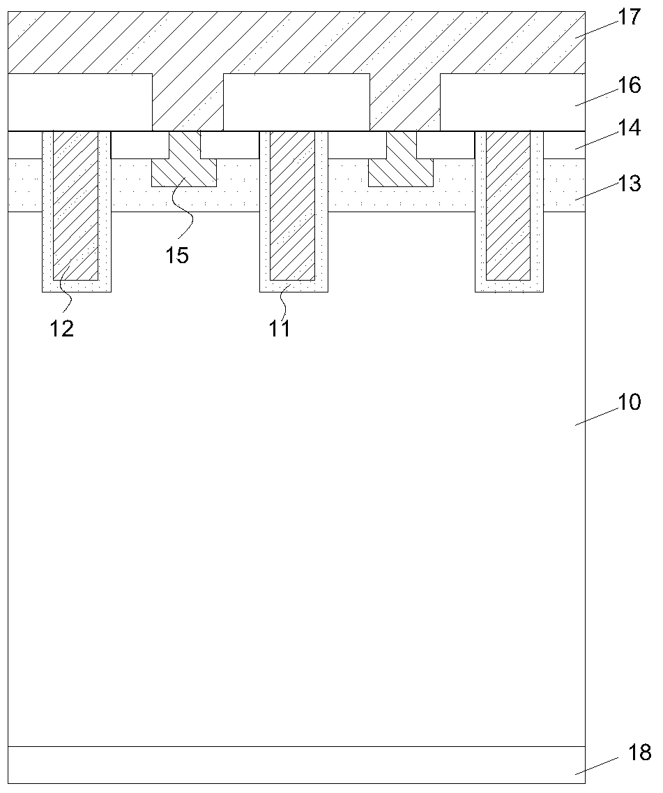 Groove type IGBT and manufacturing method