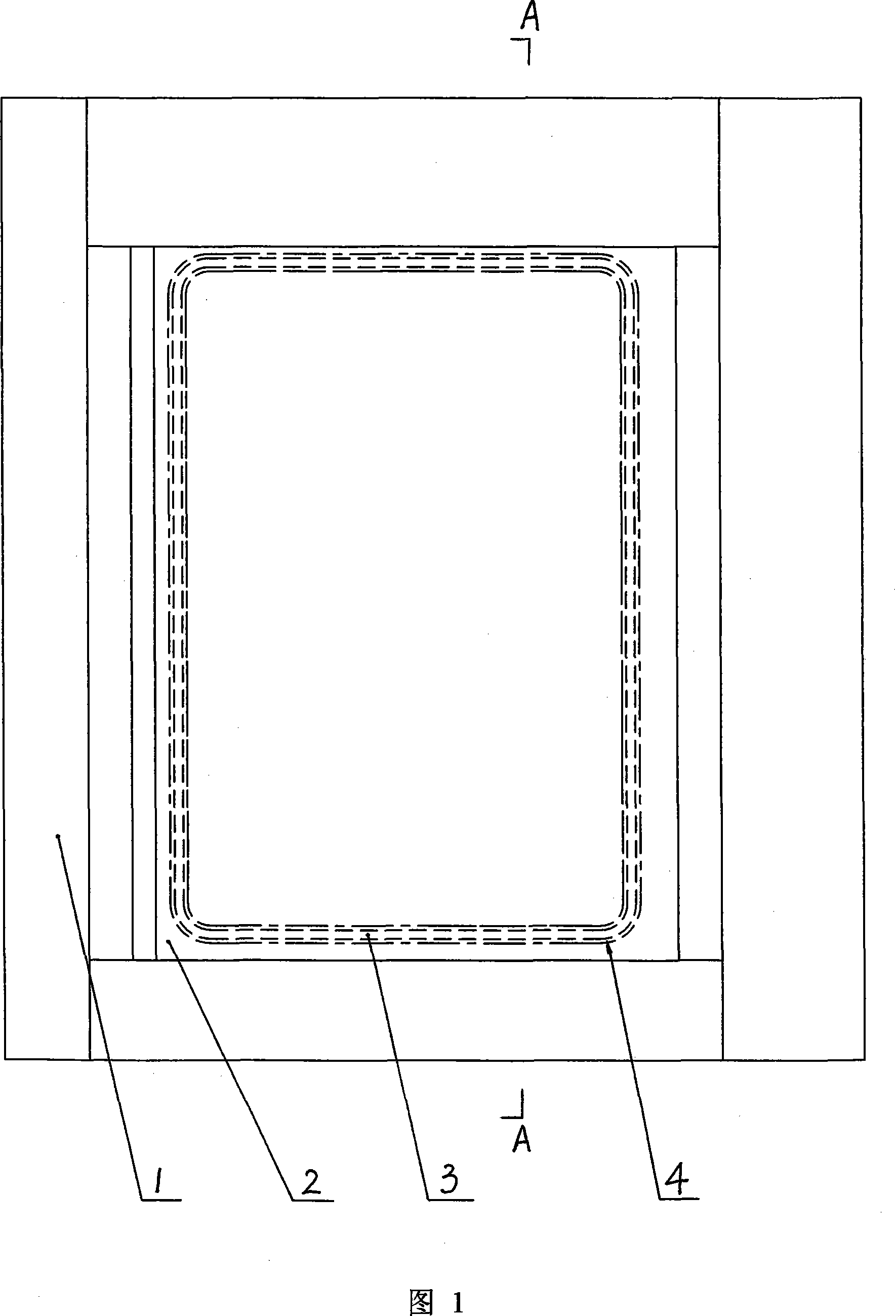 Sealing device for door of steam sterilization cabinet