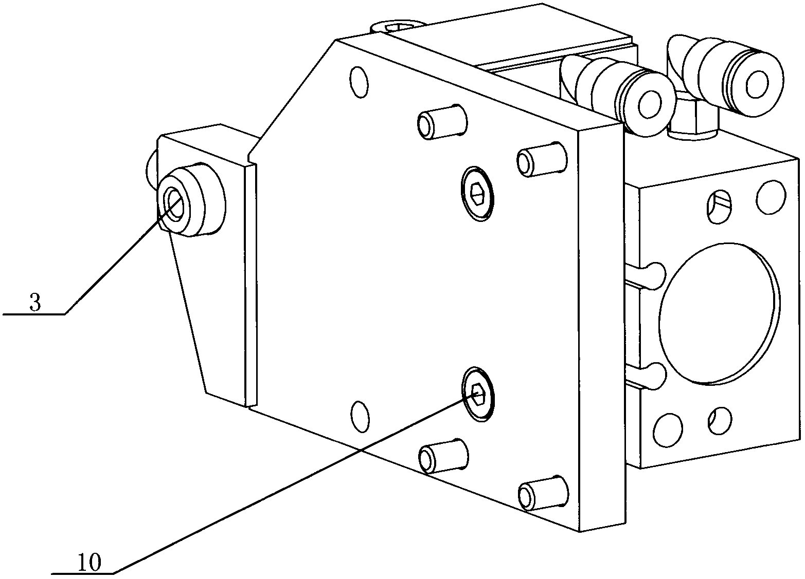 Clamp used for supporting long and thin tools