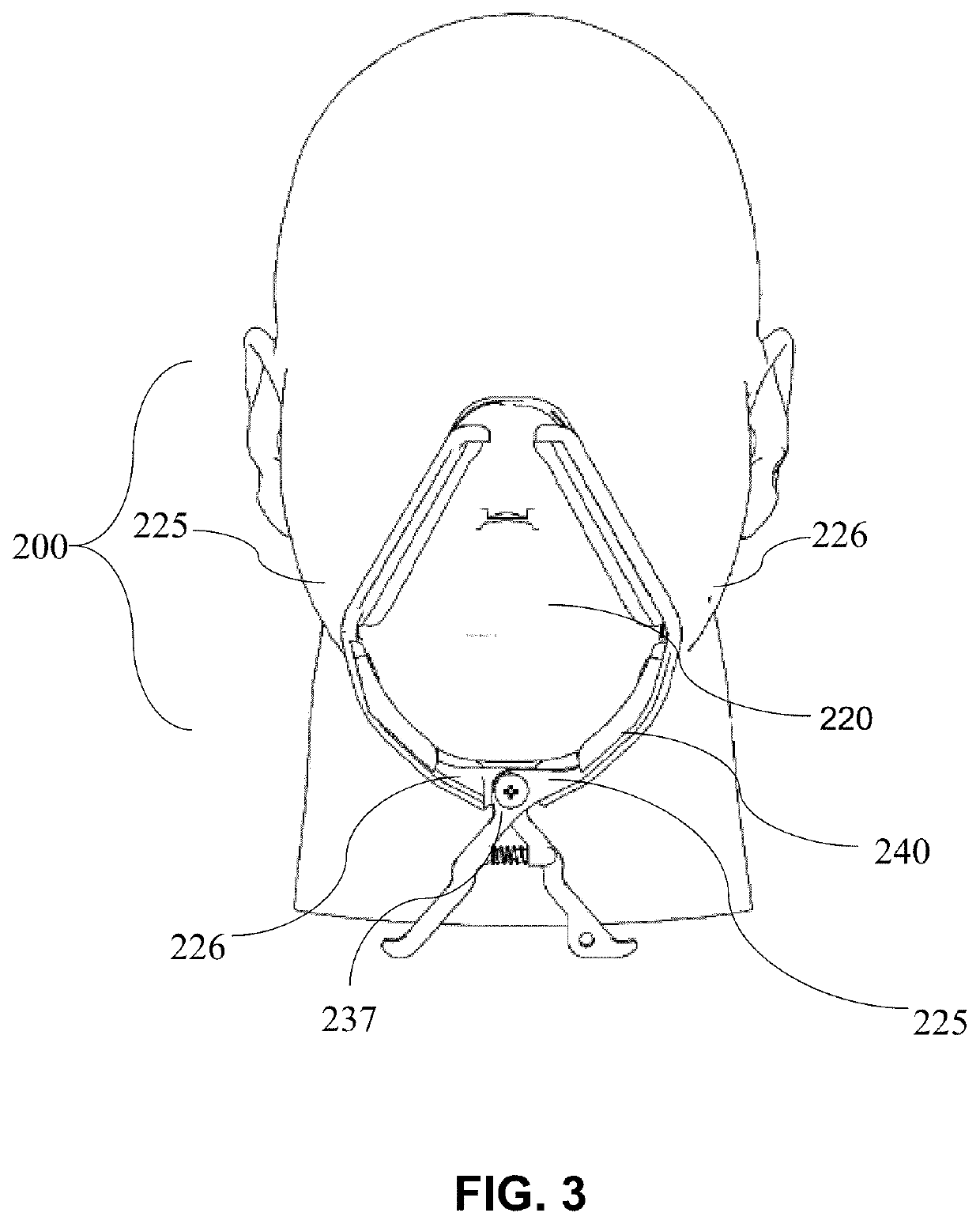 Facemask with Facial Seal and Seal Test Device