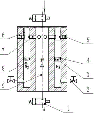 Deep-sea integrated energy-accumulator pressure-maintaining sampler mechanism