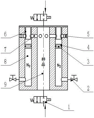 Deep-sea integrated energy-accumulator pressure-maintaining sampler mechanism