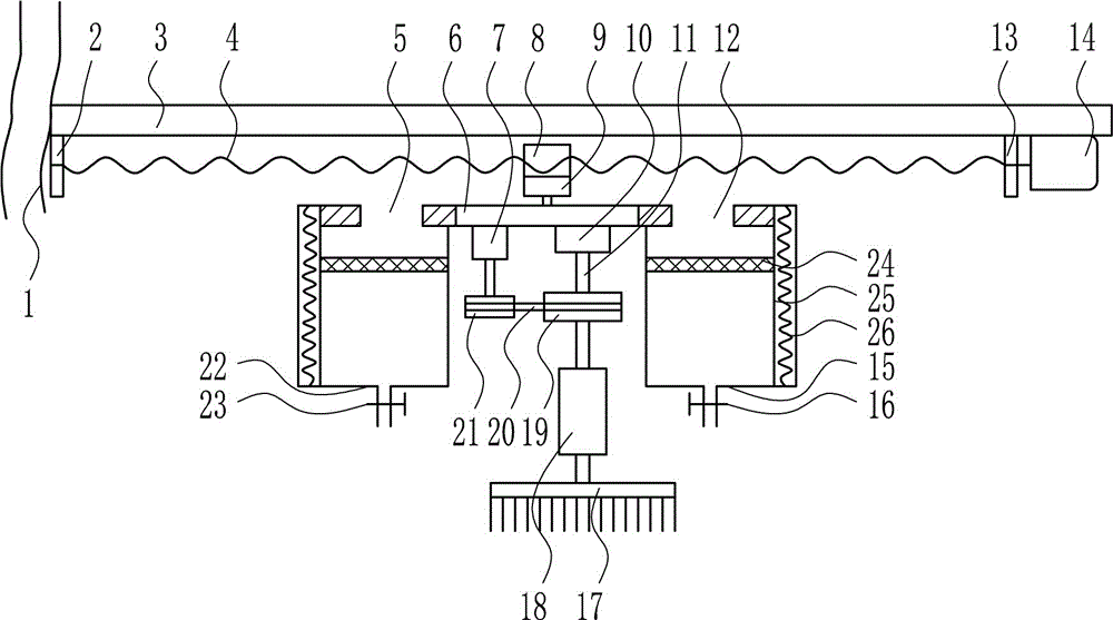 Efficient gluing device for flocking production processing