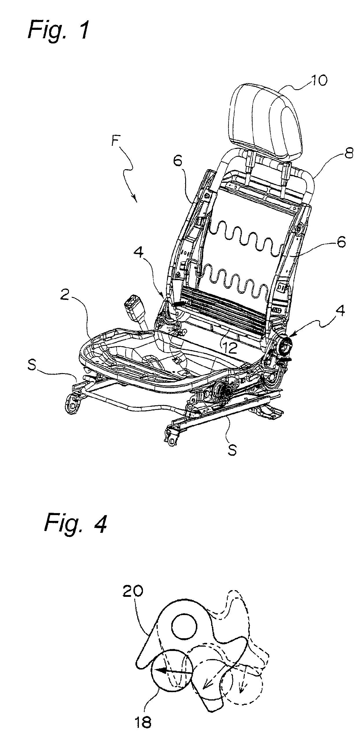 Automobile seat capable of avoiding whiplash injury