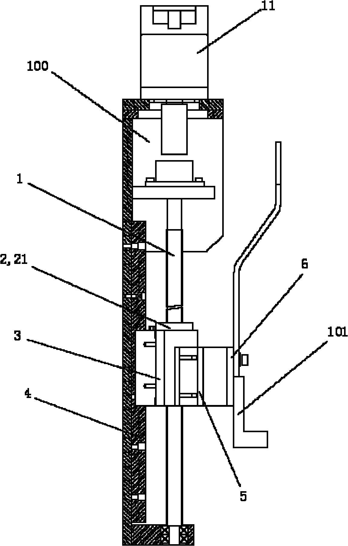 Cutting torch elevator for plasma cutting machine