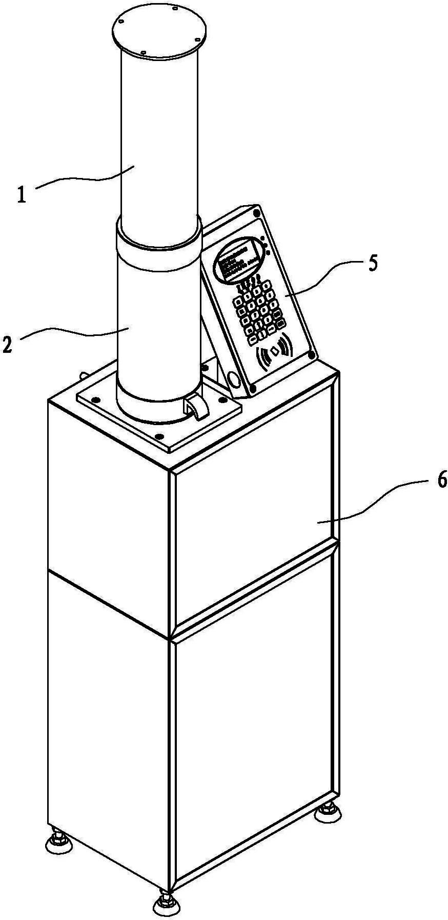 Pneumatic transmission downlink transceiving workstation device and transceiving method