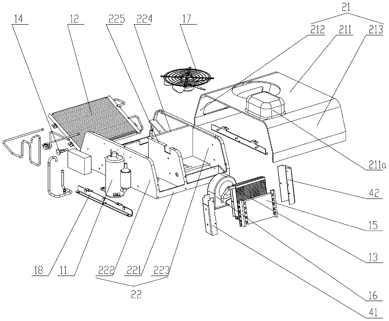 Mechanical equipment and its air conditioning system