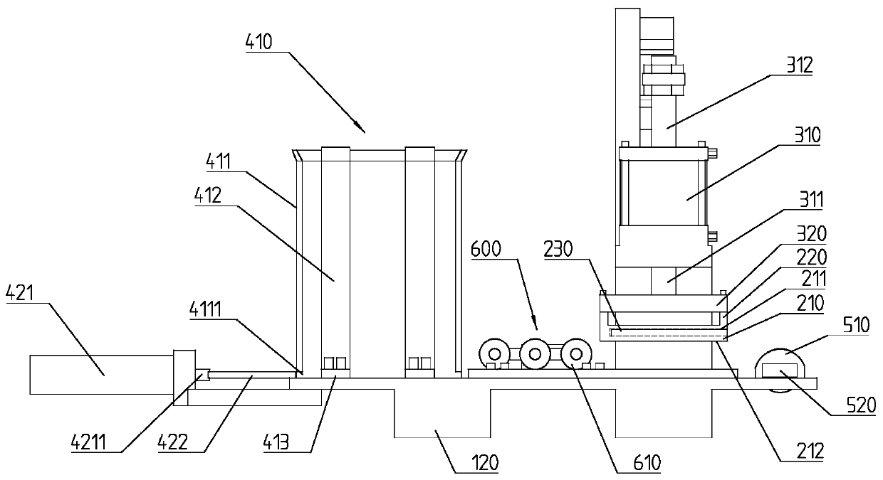 Automatic board surface hot stamping device