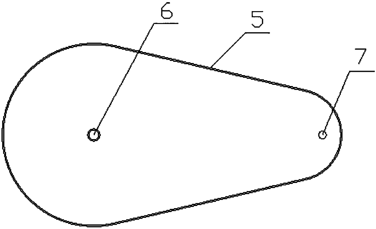 Glue smearing device