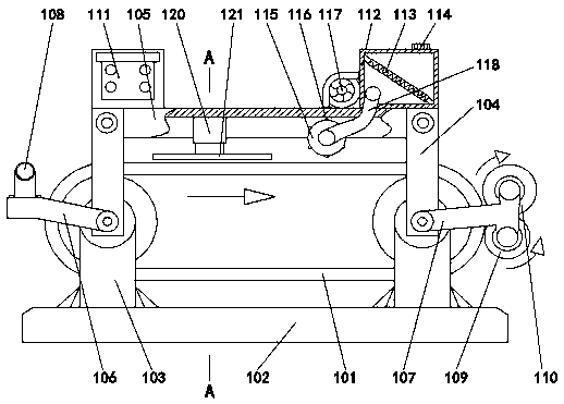 Feeding equipment for dust covers