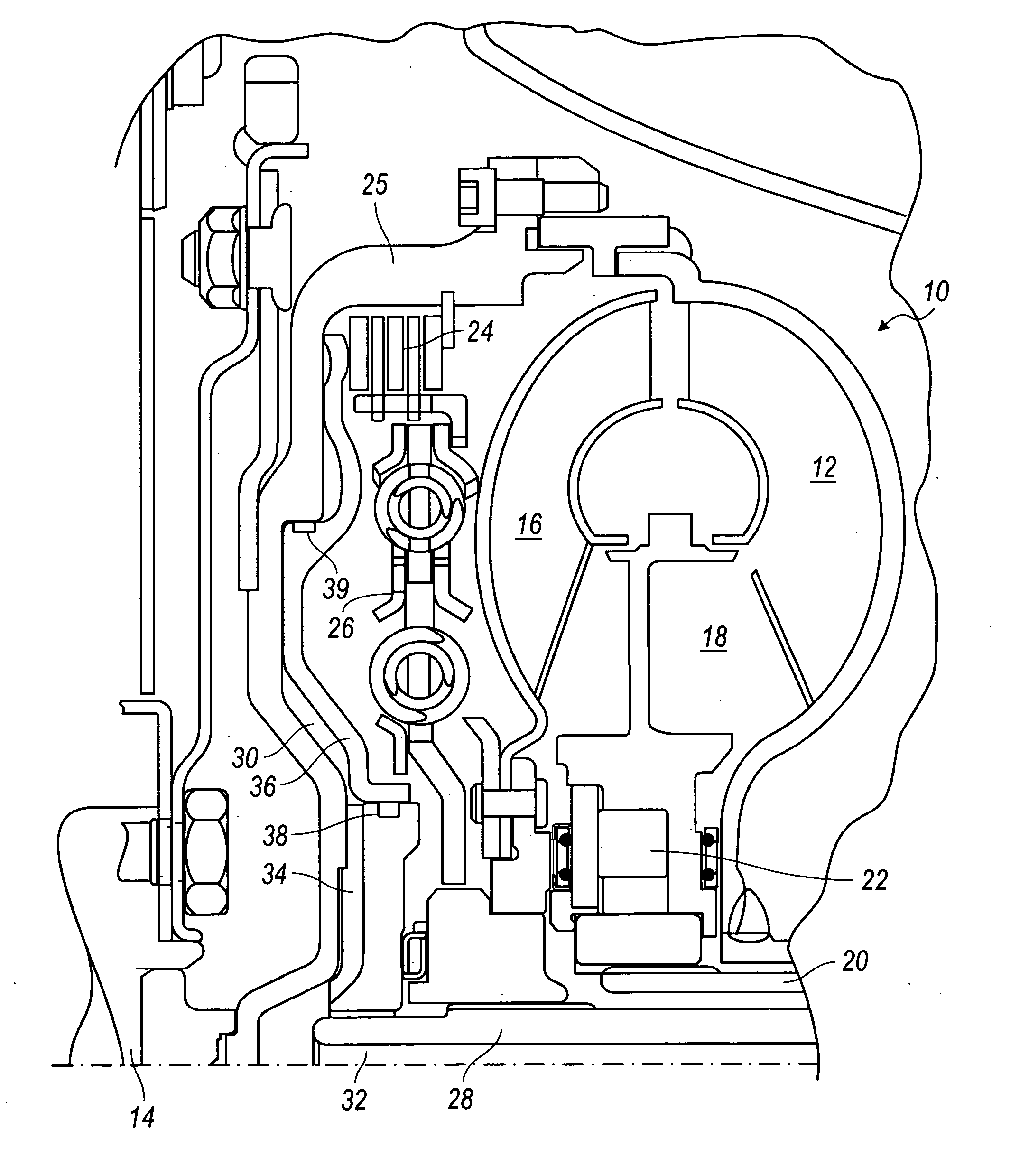 Torque converter bypass clutch control