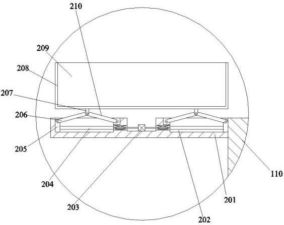 A kitchen range hood cleaning device