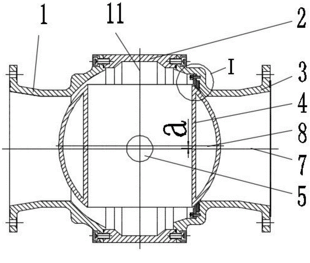 Eccentric ball valve