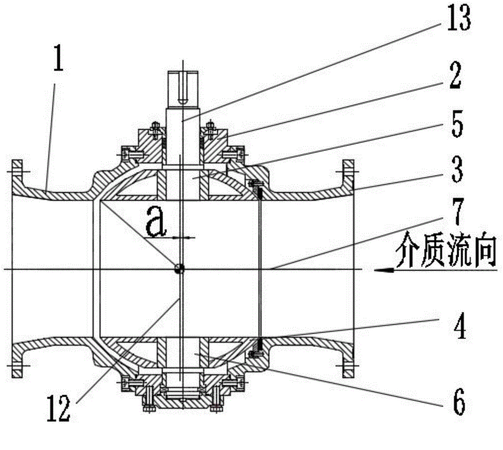 Eccentric ball valve