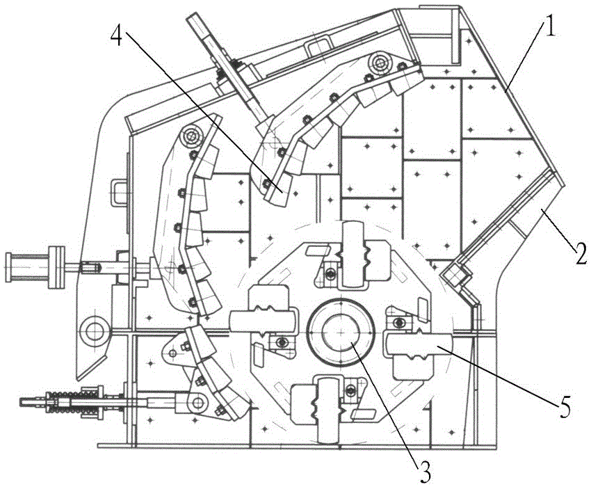 Self-lubrication impact crusher