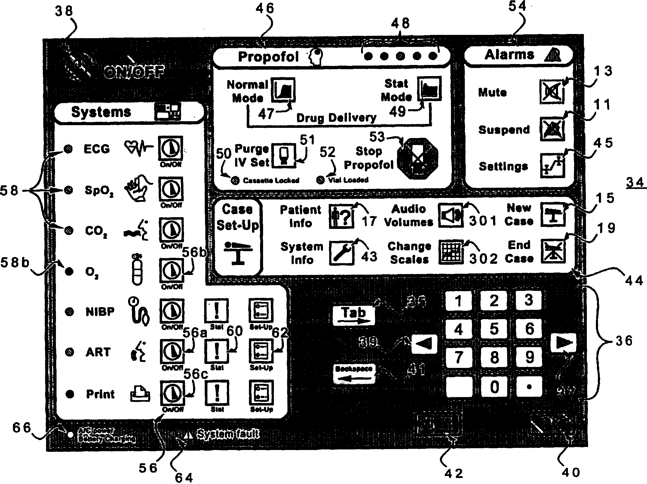 User interface for sedation and analgesia delivery systems and methods