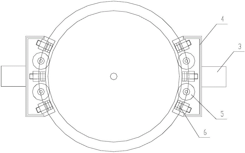 Servo ring shaping machine for wind protection ring