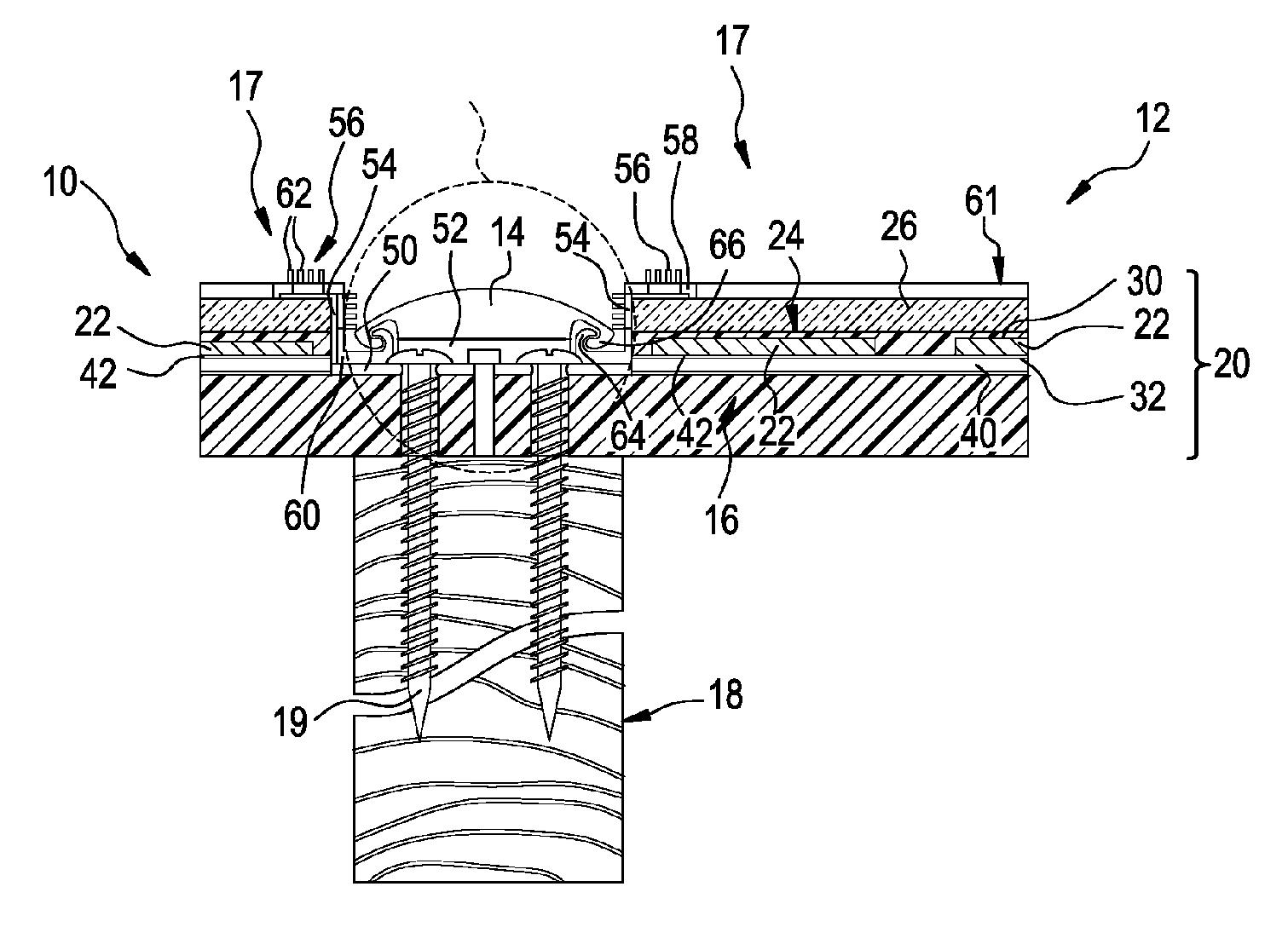 Photovoltaic integrated building component