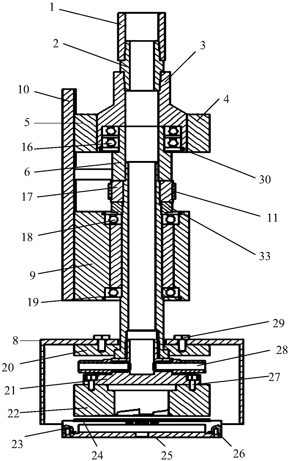 Gas-liquid-solid three-phase abrasive flow polishing tool based on hydrodynamic cavitation structure