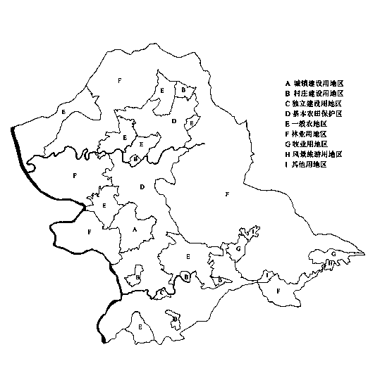 Land use zoning method giving consideration to geographic entity semantic similarity