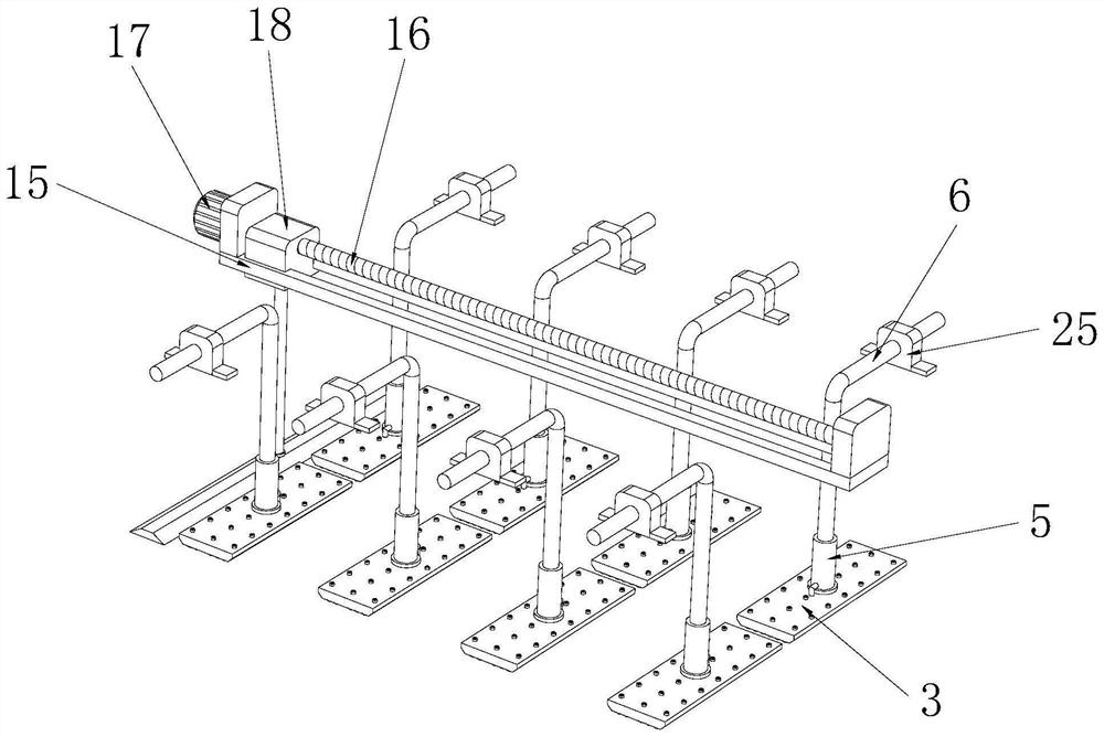 Rural sewage aeration treatment device