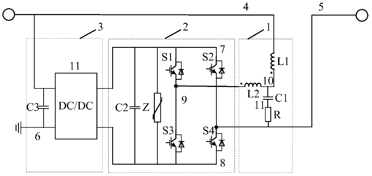 A fault current controller and control method for DC distribution network