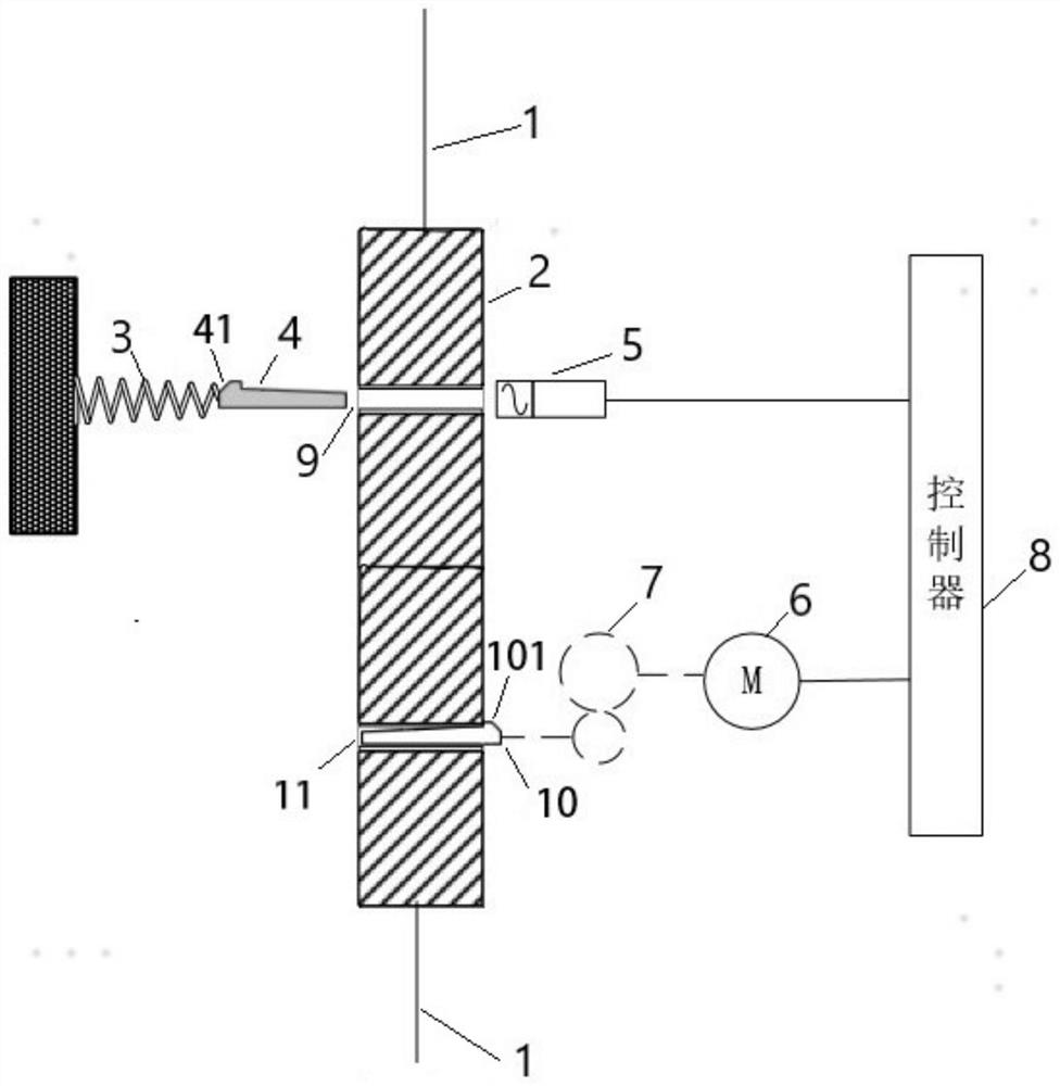 Vehicle emergency door opening device and method and vehicle