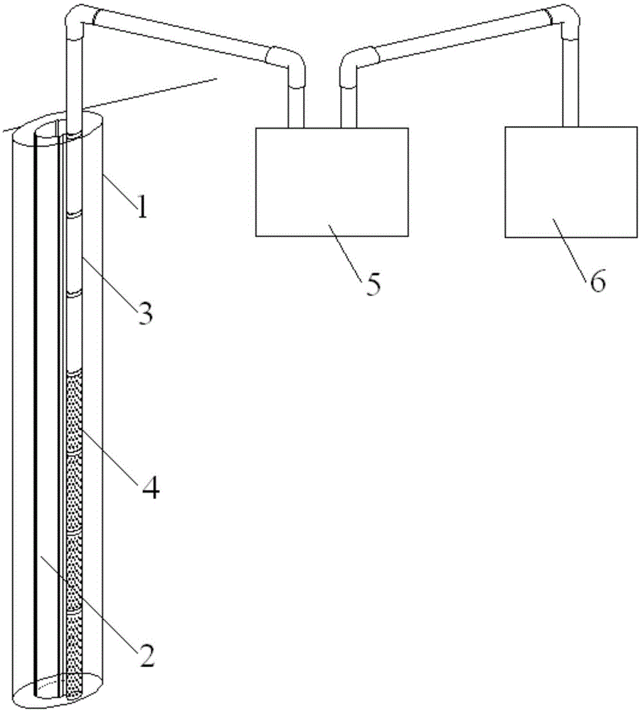 Inclination measurement hole construction method