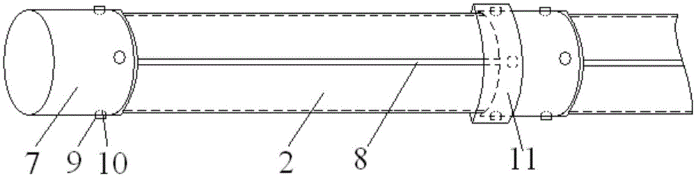 Inclination measurement hole construction method