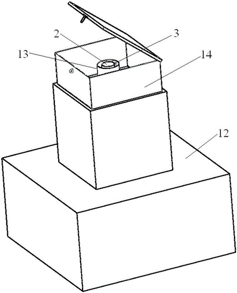 Inclination measurement hole construction method