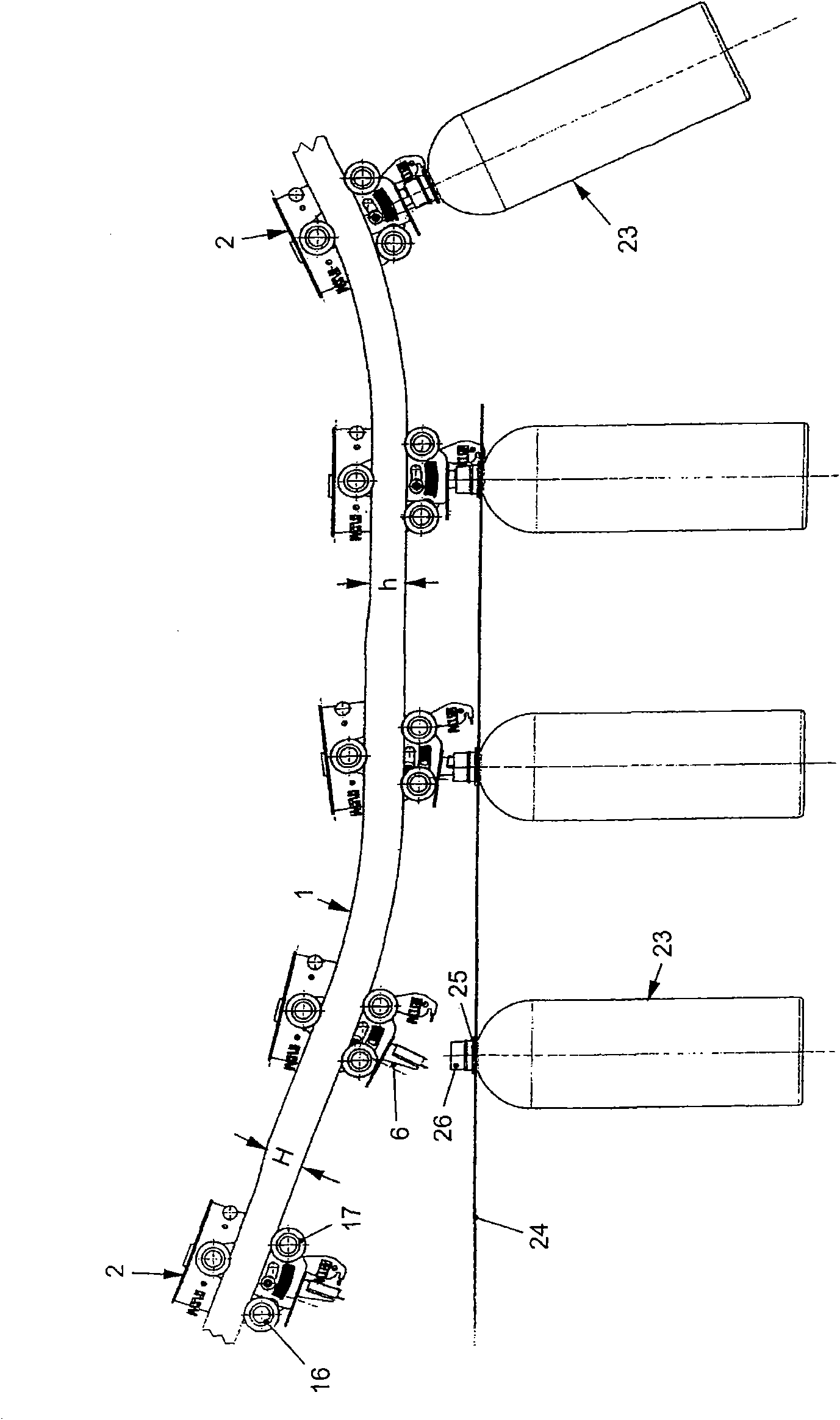 Method for conveying objects