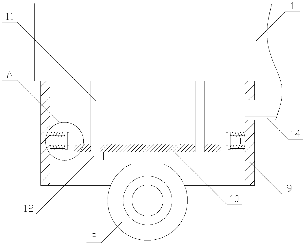 Convenient-to-store carrying equipment used for warehouse