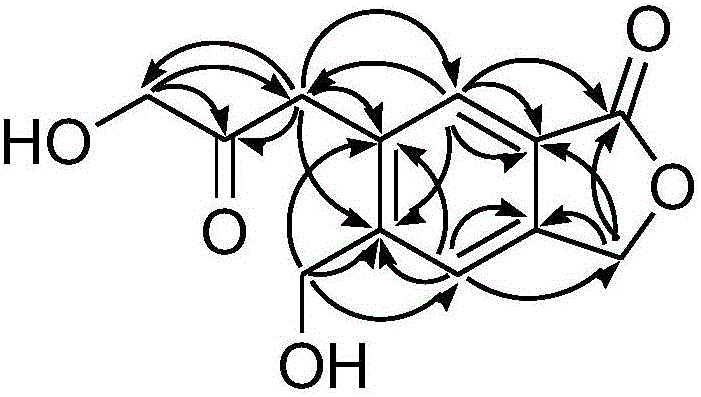 Preparing method and application of benzo-lactone with cigarette aroma enhancement effect