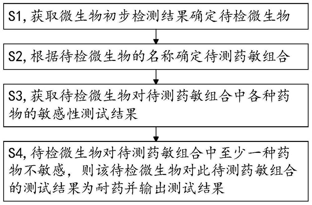 Microbial drug susceptibility test automatic review and early warning method, device and readable storage medium