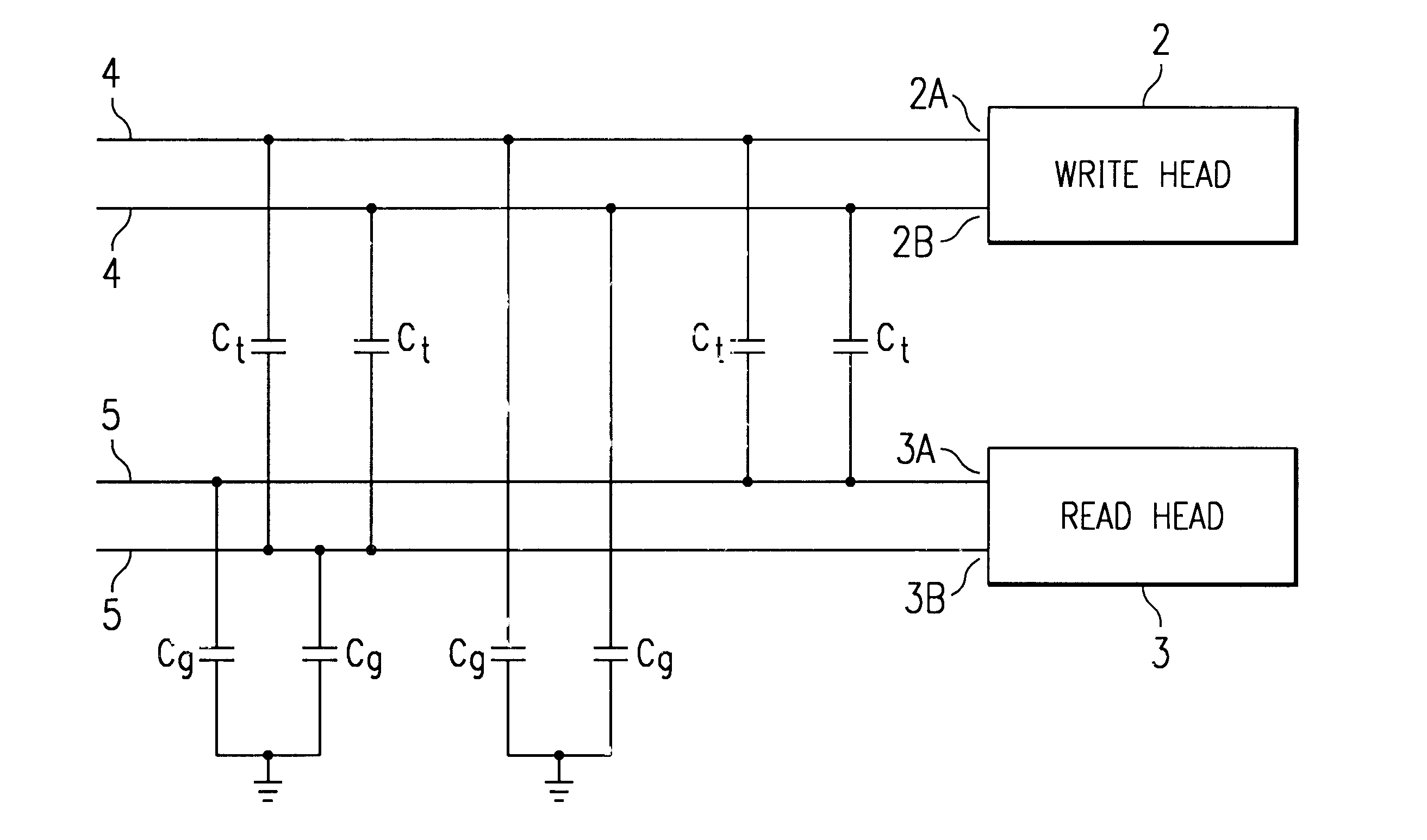 Method for differentially writing to a memory disk