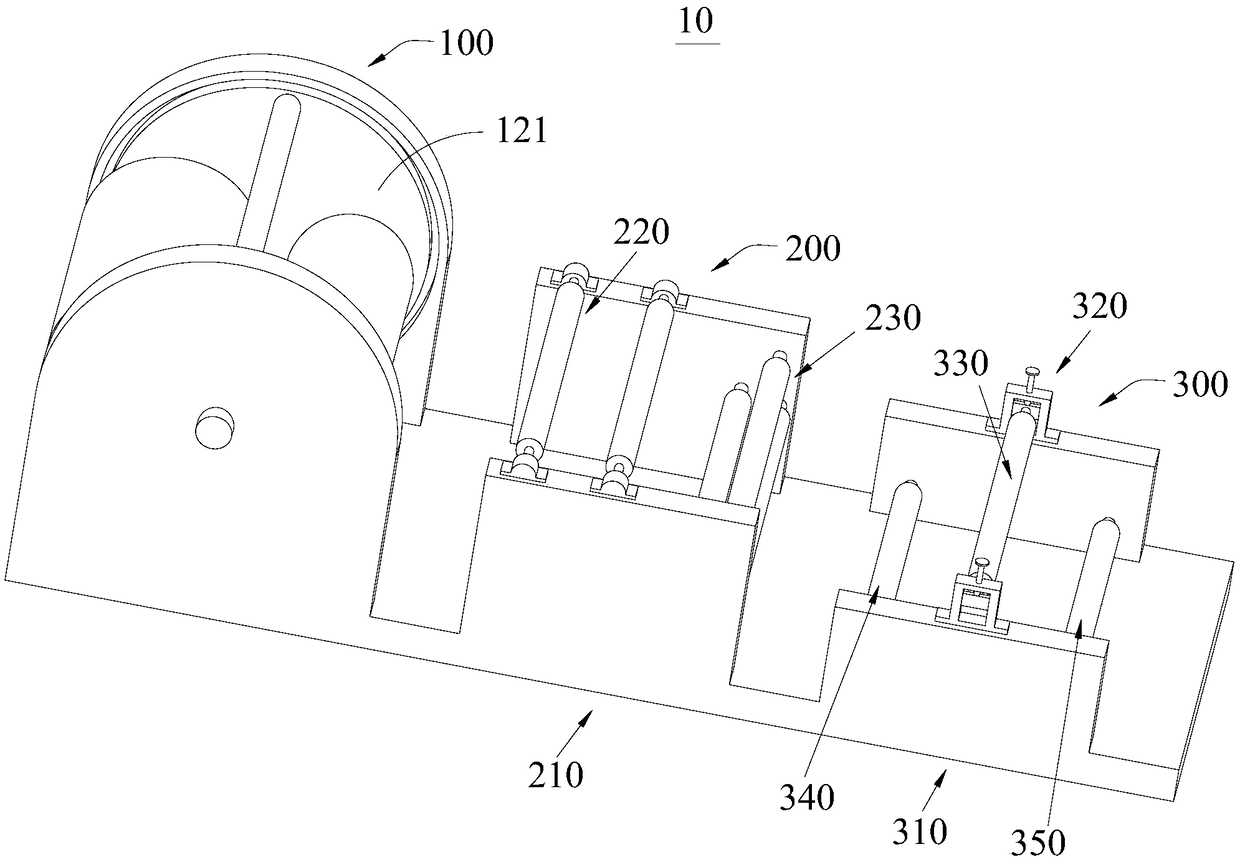 Electronic tag gluing mechanism and coating module