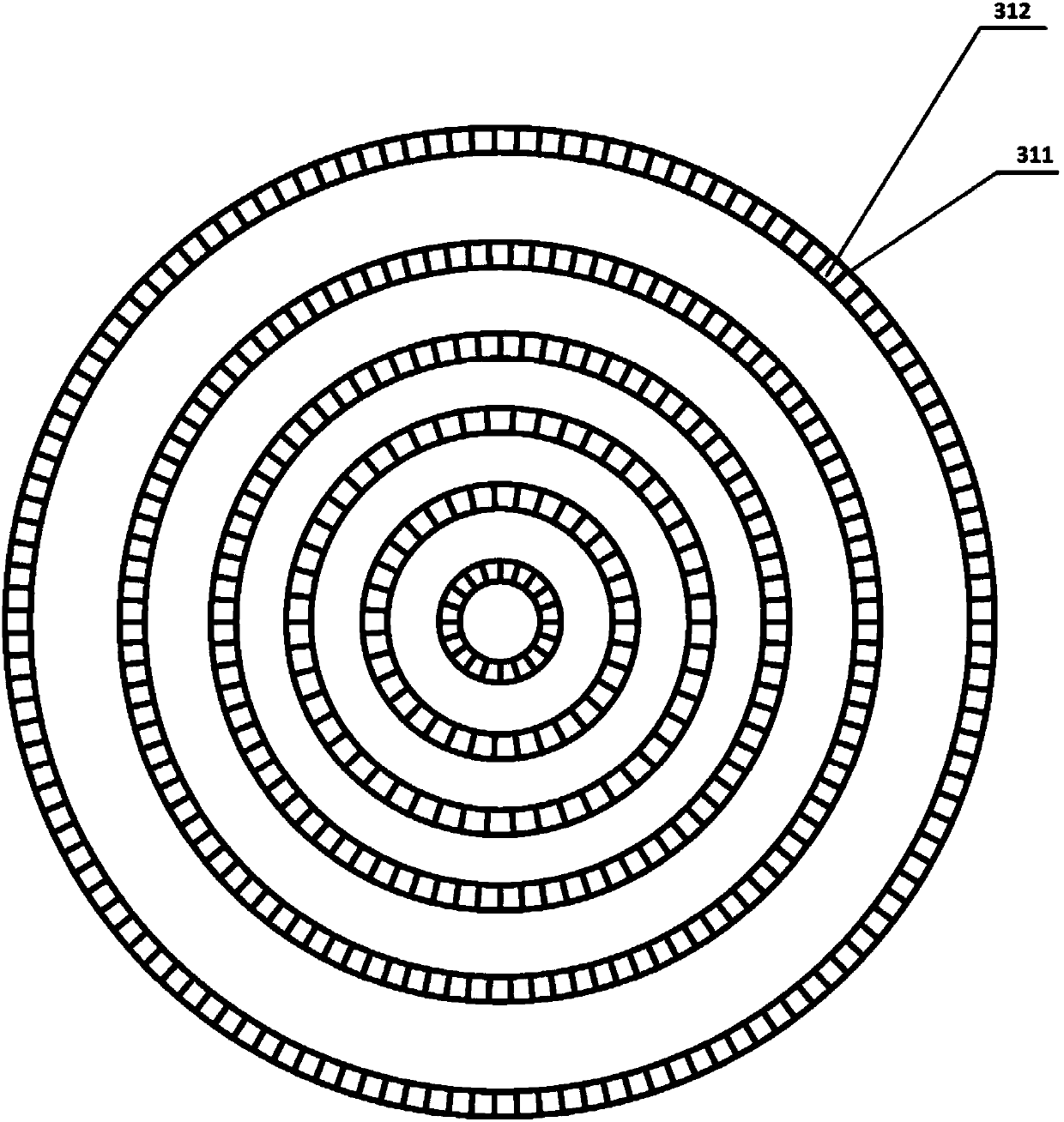 Solar power generation and seawater desalination device of combining condenser and wind turbine