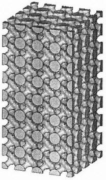 Method for forming porous bone hydroxyapatite ceramic cytoskeleton based on photo-curing 3D printing technology