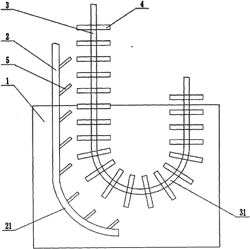 Small bearing washing structure