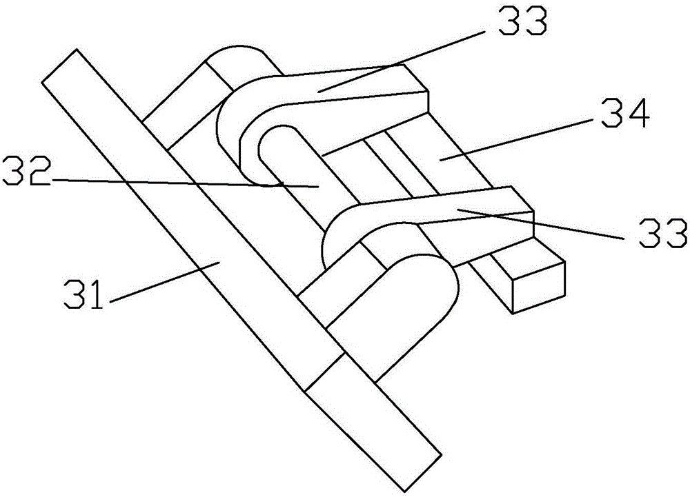 Clamping device of eight-station cold heading machine