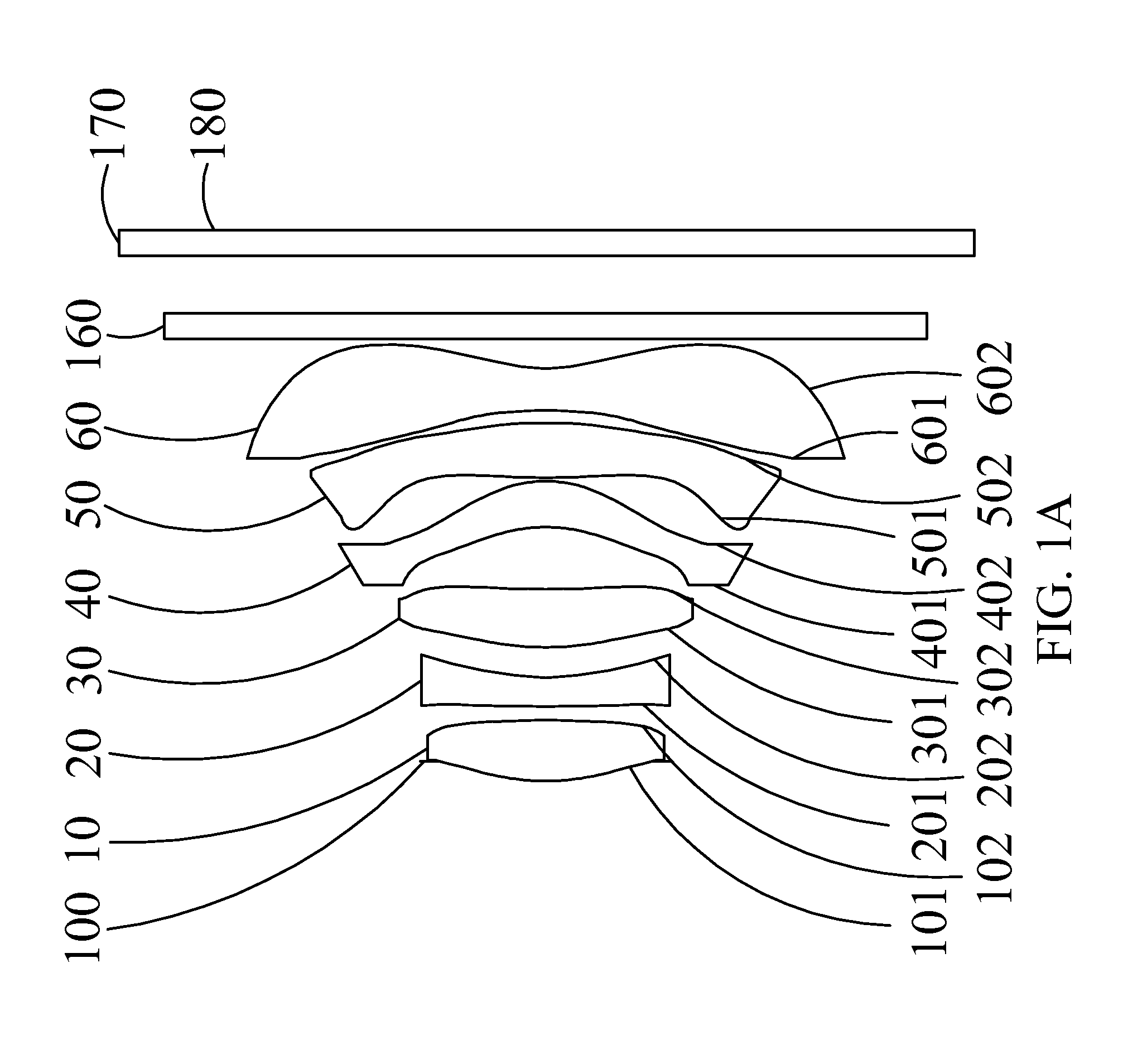 Six-piece lens assembly for capturing images