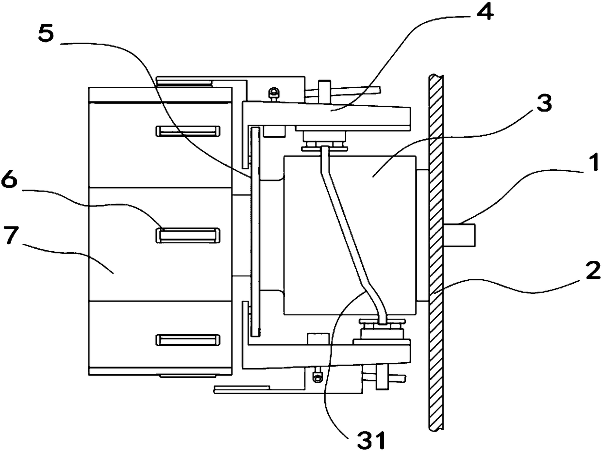 A pressing treatment device and method for material processing