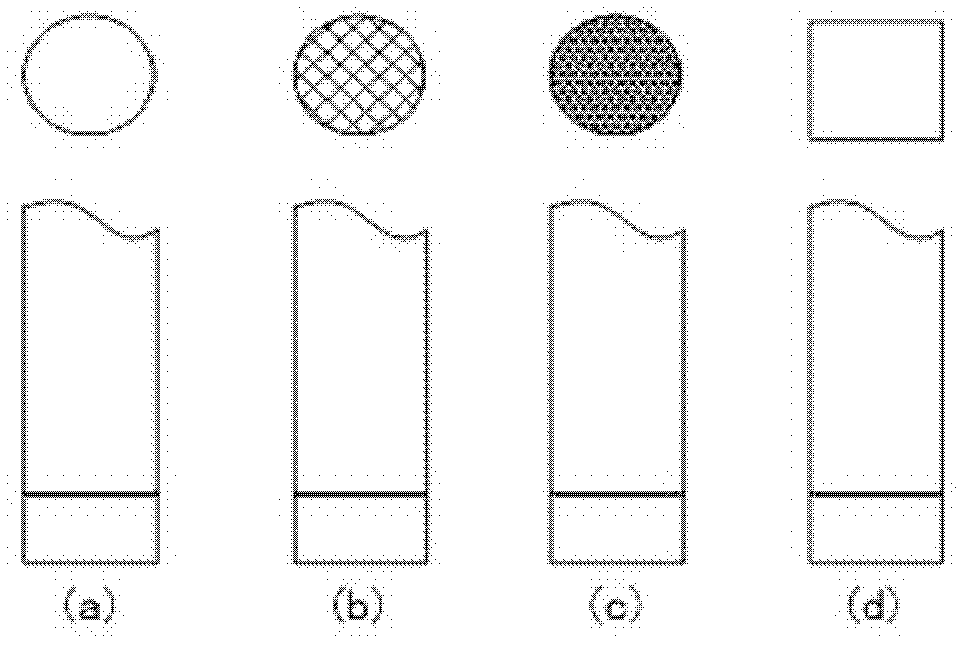 Method and device for ice adhesion strength normal force on material surface