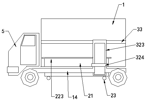 Clamping-type transport vehicle